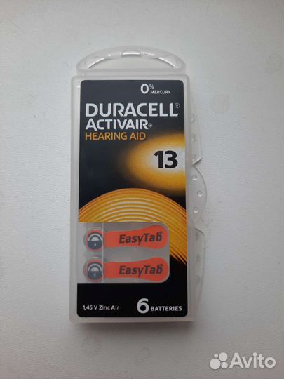 Слуховой аппарат Атом a8DM B13 с батарейками