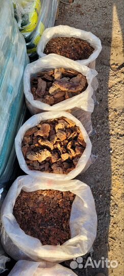 Кора (мульча) сосны и листвинницы