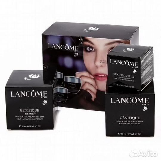 Антивозрастной набор кремов Lancome Genifique 3в1