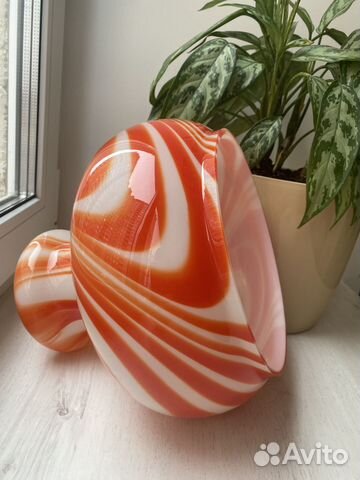 Плафон абажур двухслойное стекло винтаж СССР