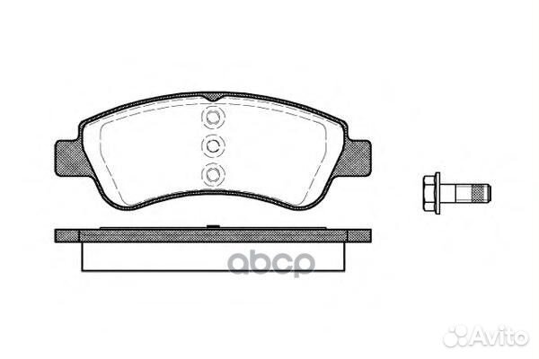 840 20 колодки дисковые п Peugeot 206 2.0GTi 1