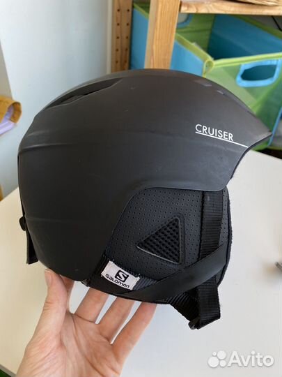 Шлем горнолыжный детский, маска горнолыжная