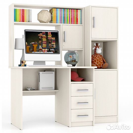 Компьютерный стол с колонкой ск-9 цвет дуб