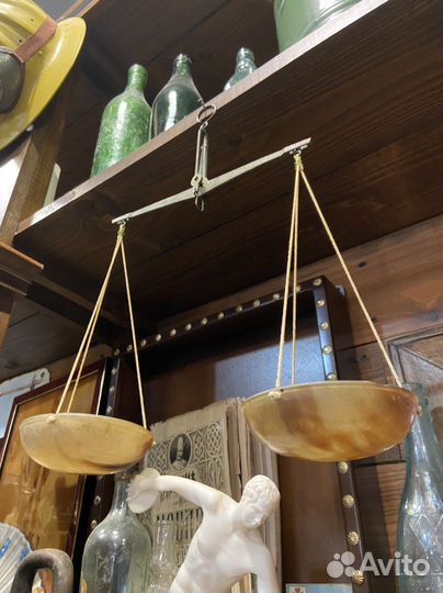 Старинные весы для пороха, до 1917г