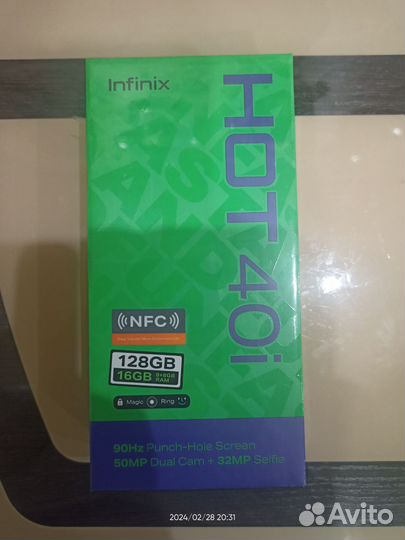 Infinix HOT 40i, 8/256 ГБ