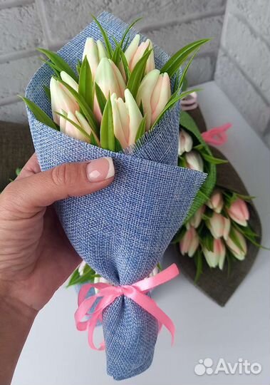 Тюльпаны из мыла ручной работы