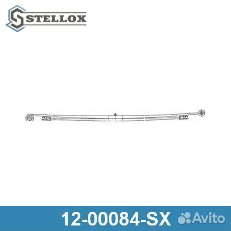 Многолистовая рессора 1200084SX stellox