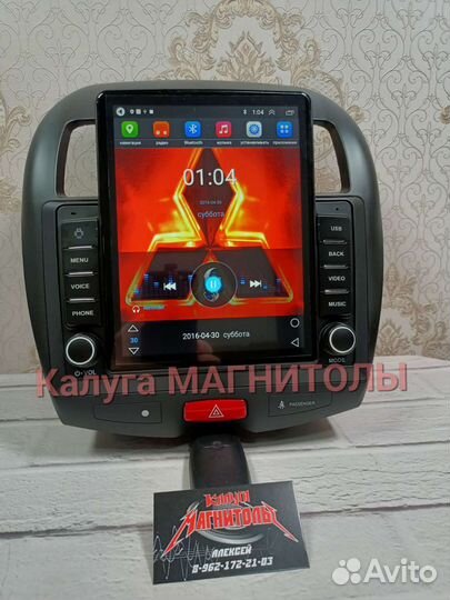 Магнитола Mitsubishi ASX андроид Tesla новая