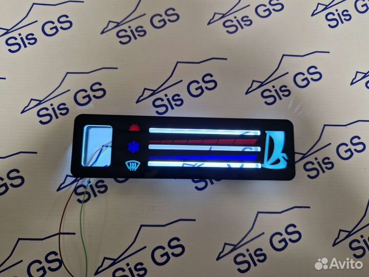 Ручки управления отопителем с подсветкой ваз 2107