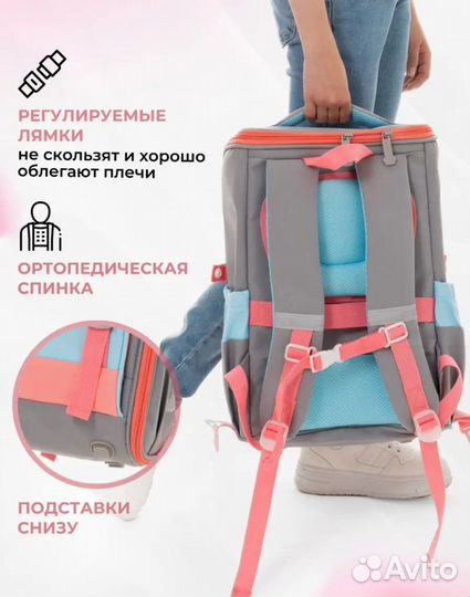 Рюкзак школьный ортопедический. Новый