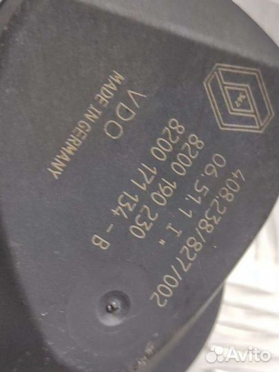 Дроссельная заслонка Renault Scenic 2 1.6 2007