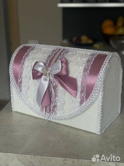 Свадебная коробка/ ящик для денег, поздравлений