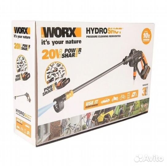 Worx WG620E аккумуляторная мойка высокого давления