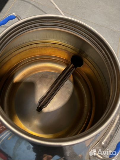 Бидон с краном и тэном 25л, всякие мелочи