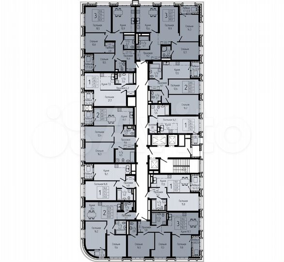 Квартира-студия, 29,4 м², 13/24 эт.