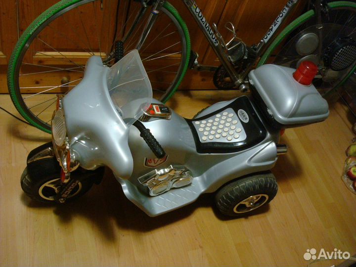 Электробайк 3-хколёсный детский