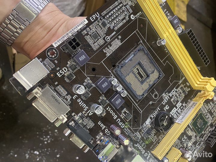 Материнскпя плата asus h81m-k