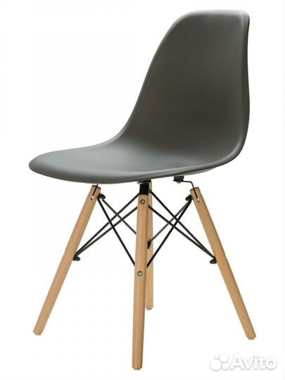 Стул в стиле eames DSW,графит, 1 шт