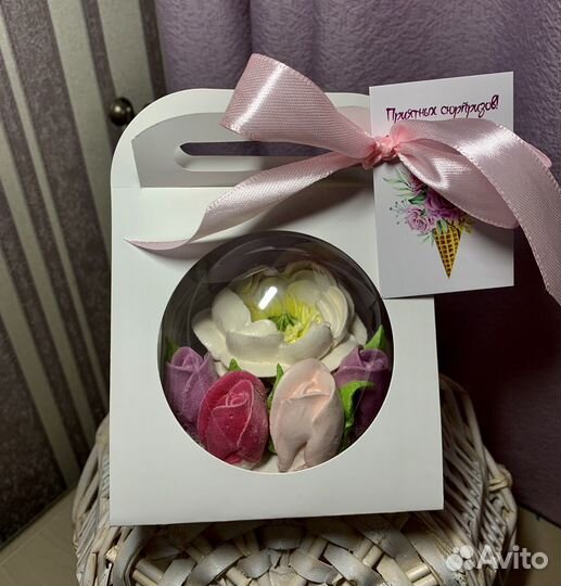 Зефирные букеты ручной работы