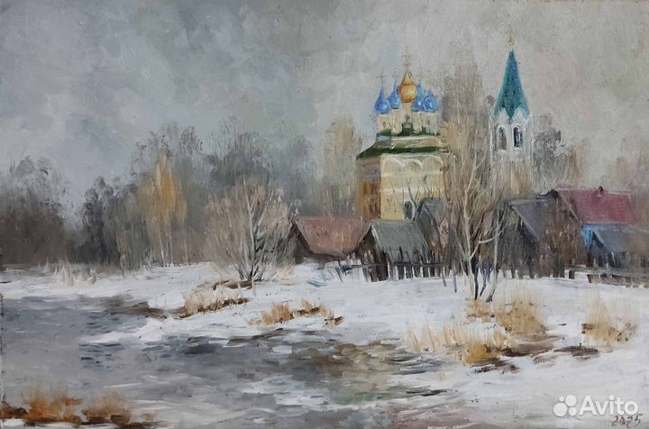 Этюд Оттепель 20 на 30