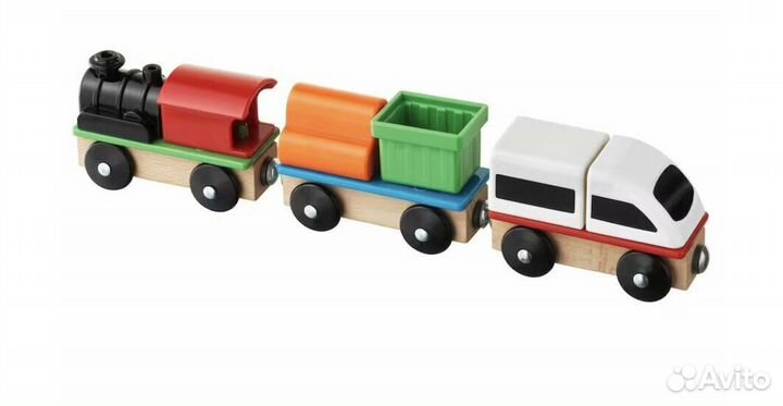 Икеа Лиллабу Поезд разноцветный