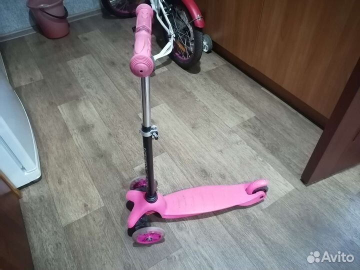 Самокат детский трехколесный бу