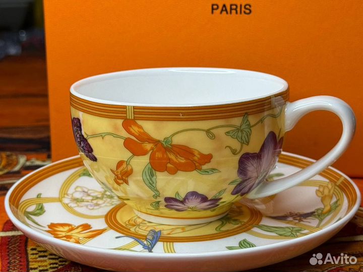 Чашка с нежными бабочками, hermes