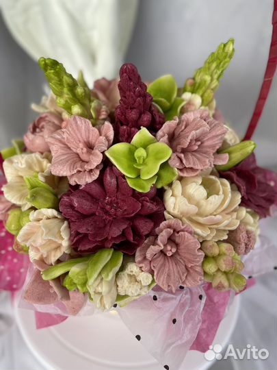 Зефирный букет складкий подарок на 1 сентября