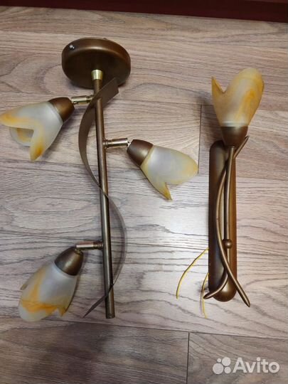 Люстра и бра