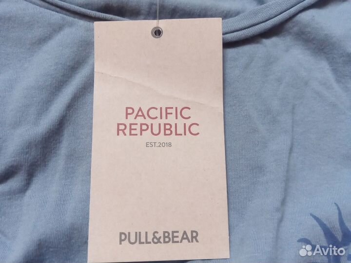 Лонгслив новый женский Pull and Bear оверсайз