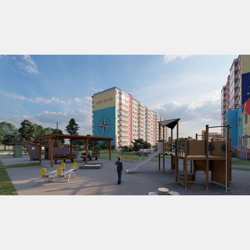 1-к. квартира, 58,5 м², 1/10 эт.