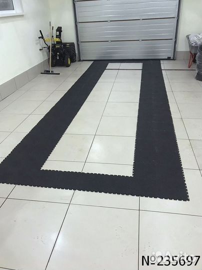 Модульный пол для гаража
