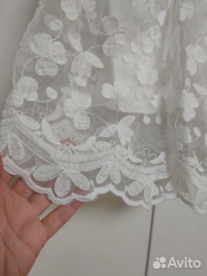 Белое платье на выпускной в садик 122