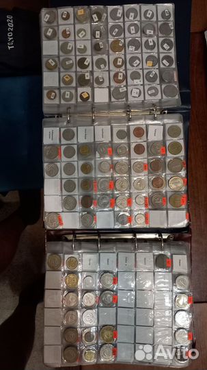 Монеты иностраннын, большая коллекция