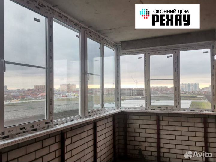 Остекление балкона и лоджии под ключ