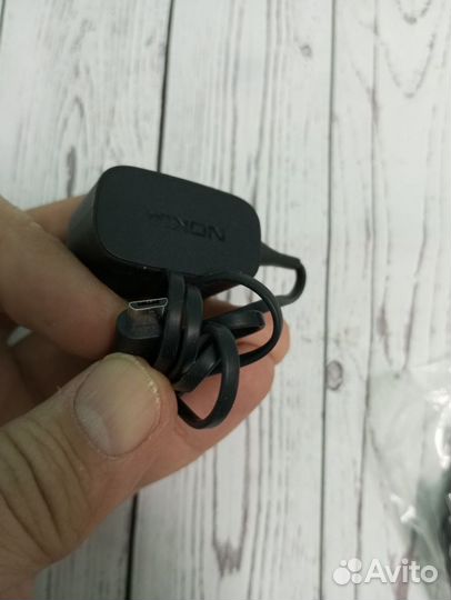 Зарядка для Nokia тонкая / micro usb / наушники