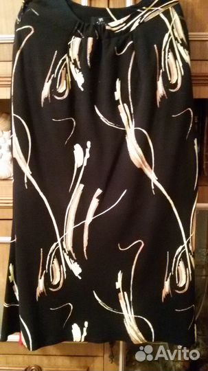 Белорусский женский трикотажный костюм с юбкой