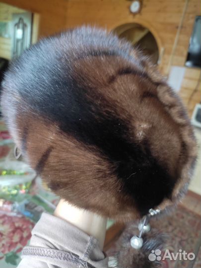 Шапка норковая женская новая
