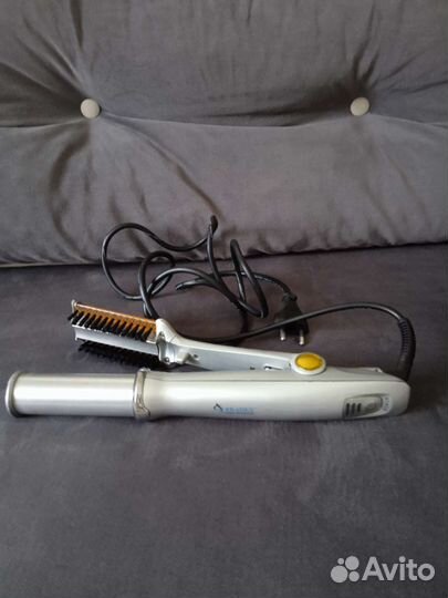 Плойка с вращающейся щеткой Bradex