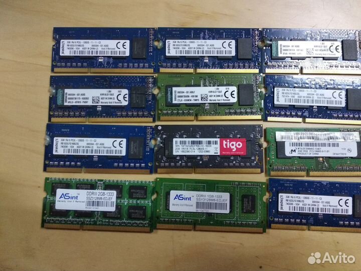 Оперативная память ddr3l, 2 гб для ноутбука