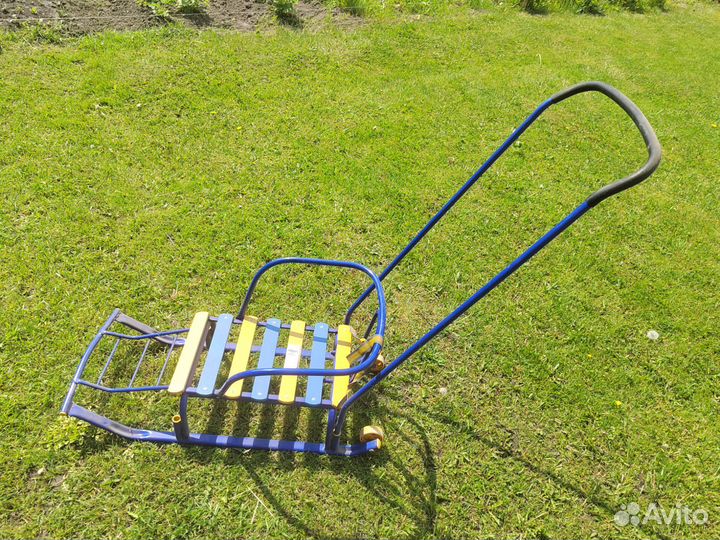 Детские санки с колесами