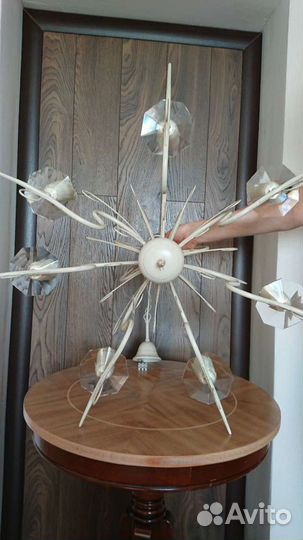 Люстра с эффектом винтажа