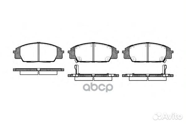 Колодки торм.дисковые 273502 Road house
