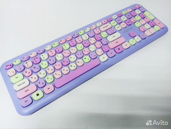 Комплект беспроводная клавиатура+мышь+коврик