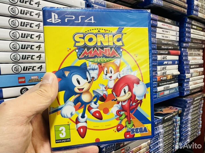 Sonic mania ps4 диск новый