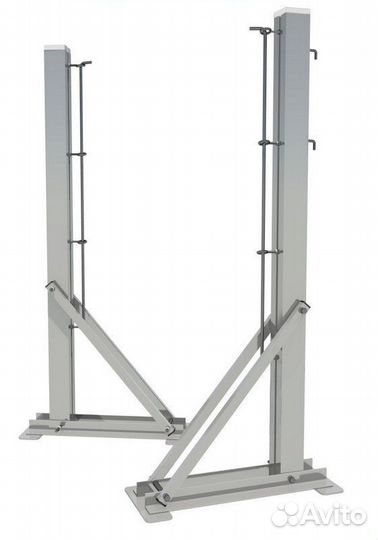 Стойки для большого тенниса с башмаком стационарн