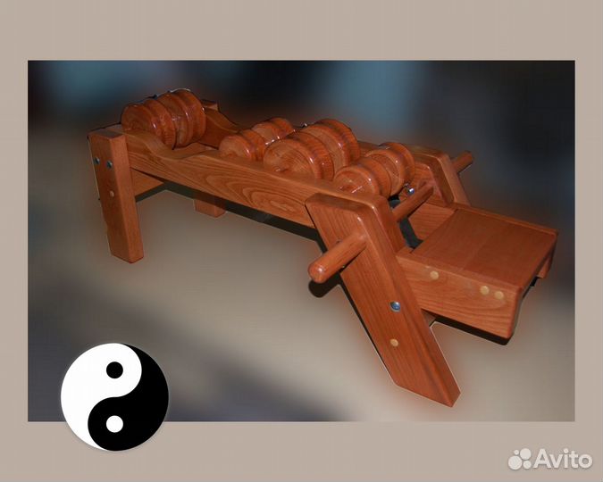 Тренажер-массажер стационарный для мышц спины