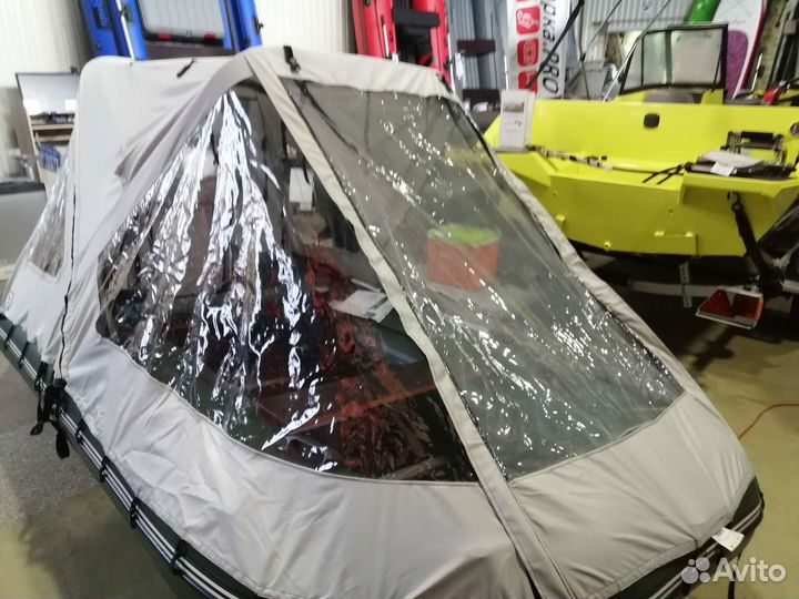 Ходовой тент на лодку пвх