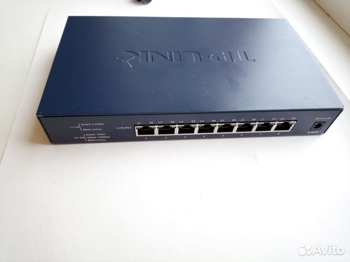 Коммутатор 2500 Мбит/с (2.5 Gb) 8 портов Tp-link