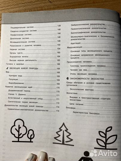 Справочник огэ и егэ биология